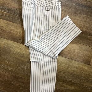 Apt. 9 Men's Dress Pants in White with Black Stripes